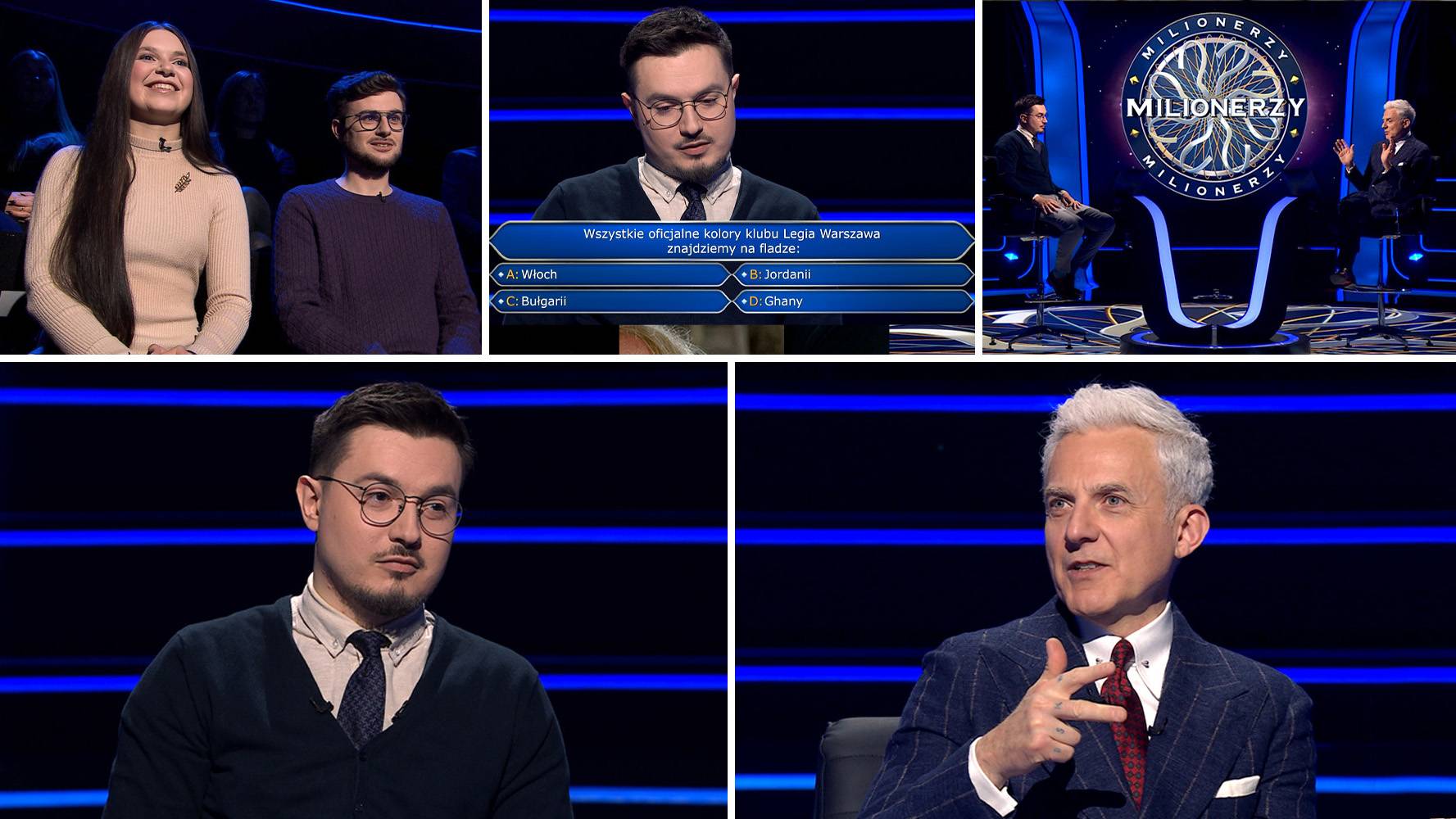 „Milionerzy”: Który kraj ma flagę w kolorach Legii Warszawa?