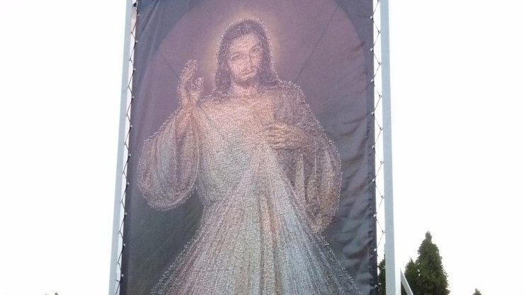 Obraz Jezusa ze zdjęć selfie w Łagiewnikach do połowy listopada