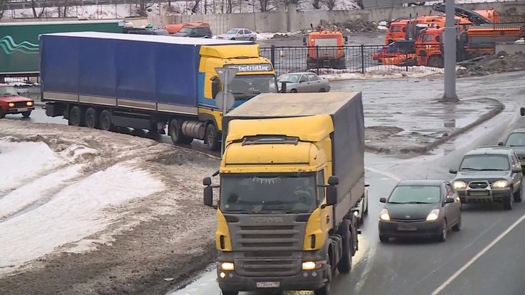 Odwet Rosji: blokada dla ukraińskich ciężarówek