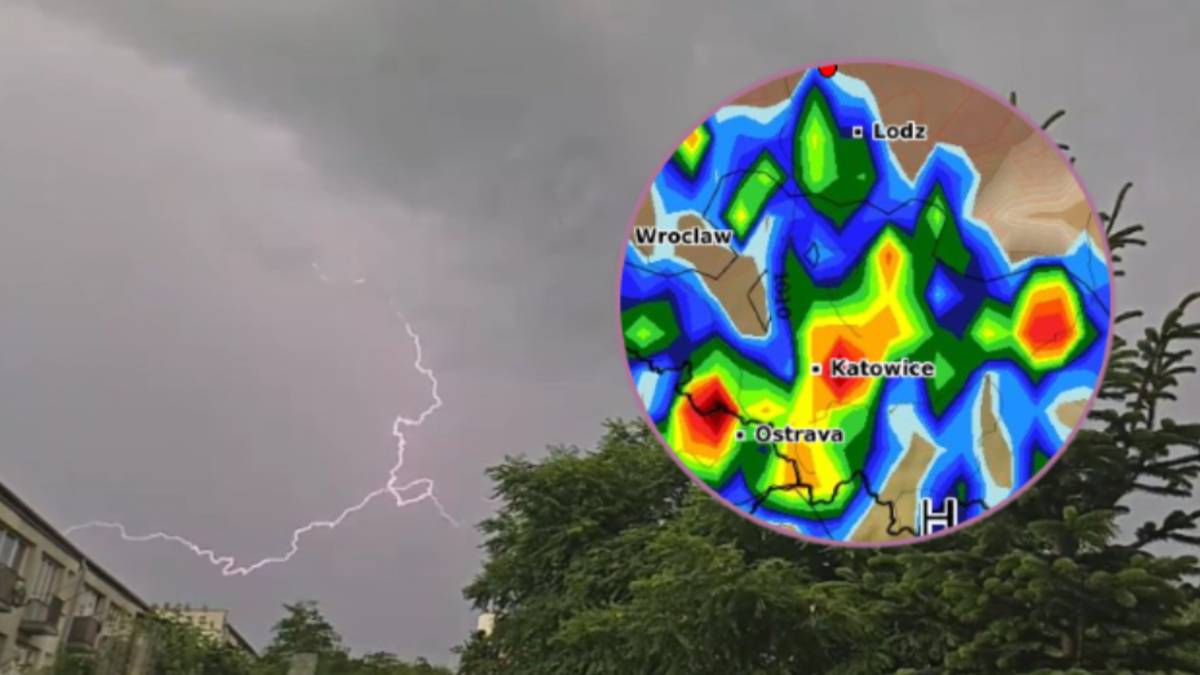 Burze nad Polską. Trzy rejony zagrożone, możliwy grad