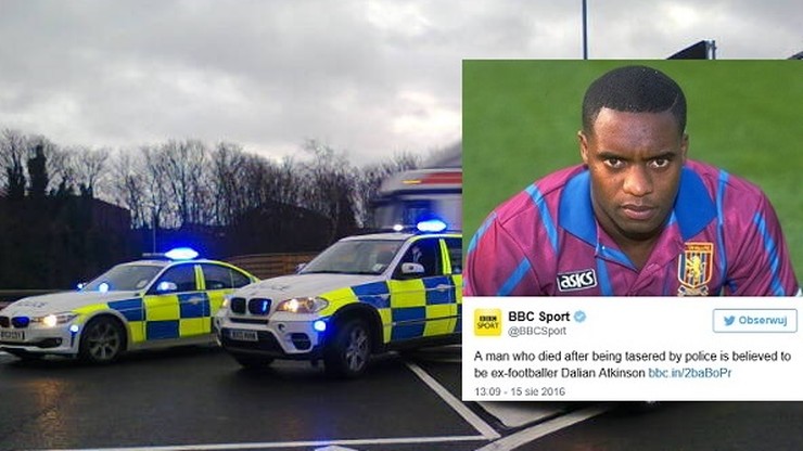 Były piłkarz zmarł postrzelony przez policję paralizatorem