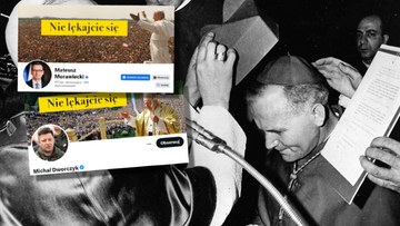 Jan Paweł II na profilach czołowych polityków. To reakcja na reportaż?