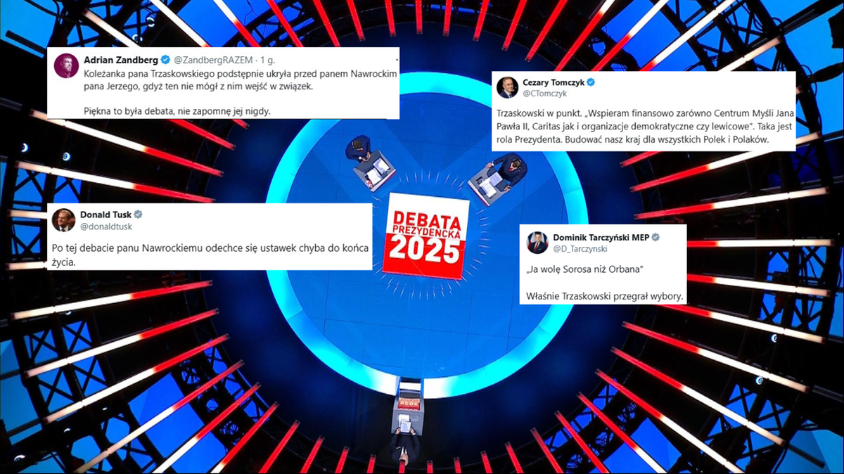 Lawina komentarzy po debacie. "Nawrockiemu się odechce"