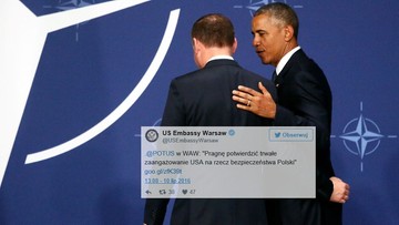 Amerykański ambasador publikuje treść całego wystąpienia Obamy