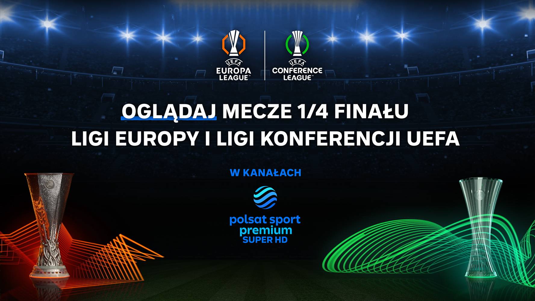 Europejskie puchary w Polsat Sport Premium. Plan transmisji