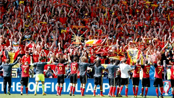 Euro 2016: Król Belgii w szatni piłkarzy