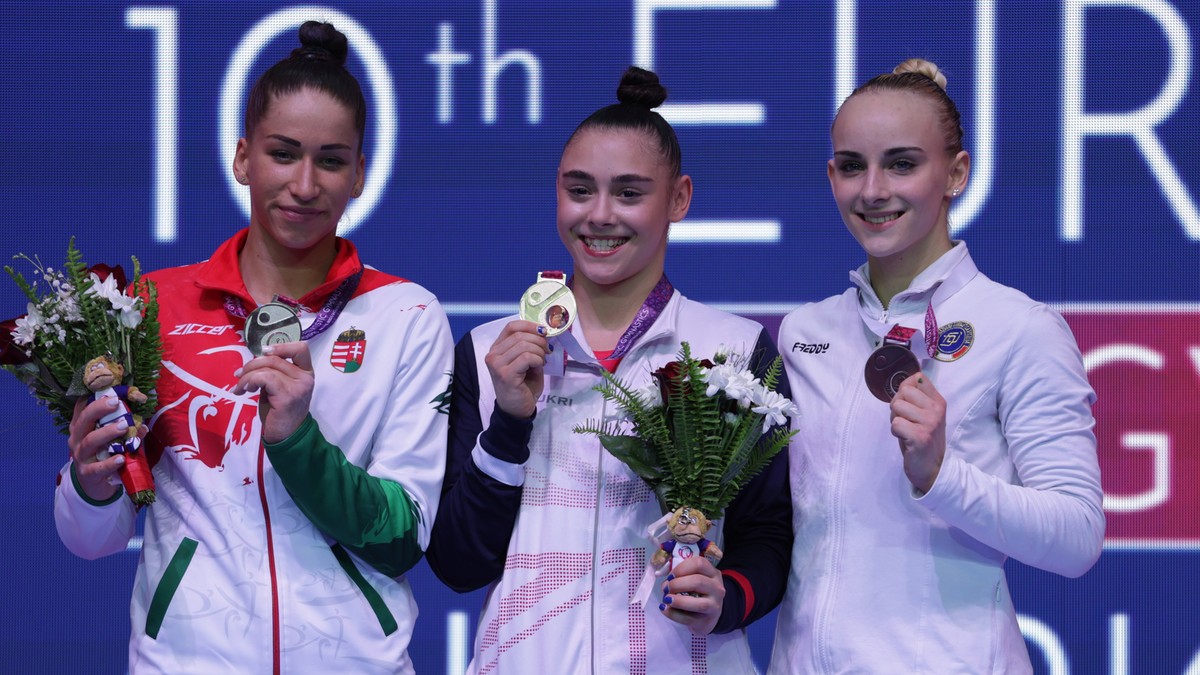 Campionatele Europene de gimnastică atletică: Jesica Gadirova este medaliată cu aur la all-around