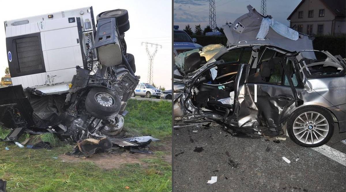 Tragiczny wypadek na krajowej "dwójce". Nie żyje pasażer osobówki