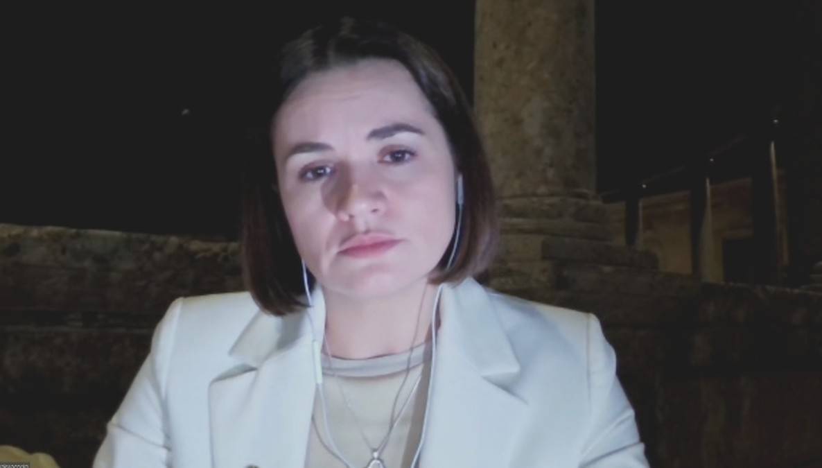 Białoruska opozycjonistka Swiatłana Cichanouska w programie "Dzień na świecie"