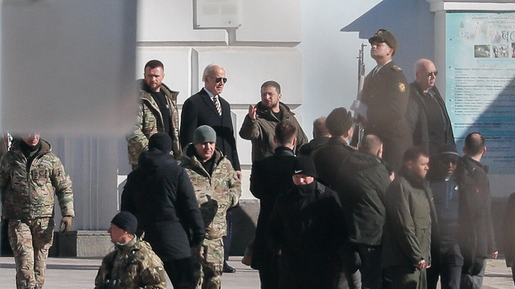 USA: Rosjanie byli uprzedzeni o wizycie Joe Bidena w Kijowie