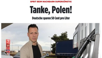 "Bild": Niemcy dziękują Polsce za możliwość tańszego tankowania
