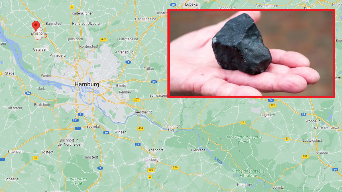 Alemania: Un meteorito cayó en Elmshorn.  El techo de la casa fue destruido.