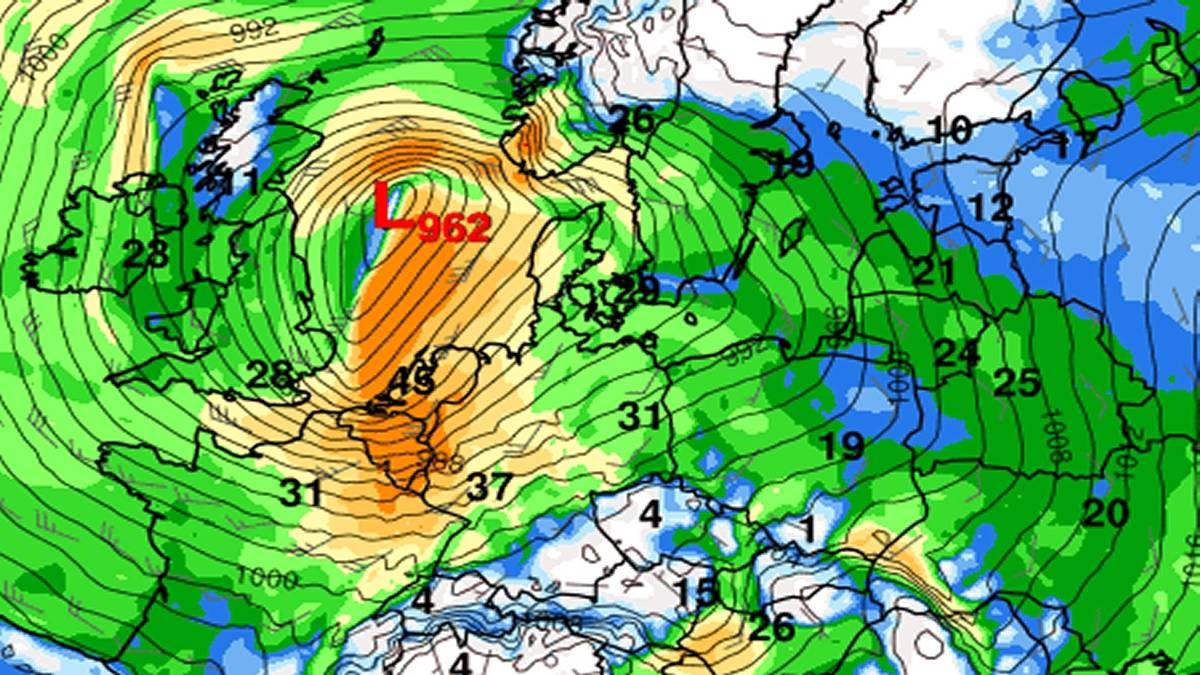 Pogoda będzie się często zmieniać. Fot. climatereanalyzer.org