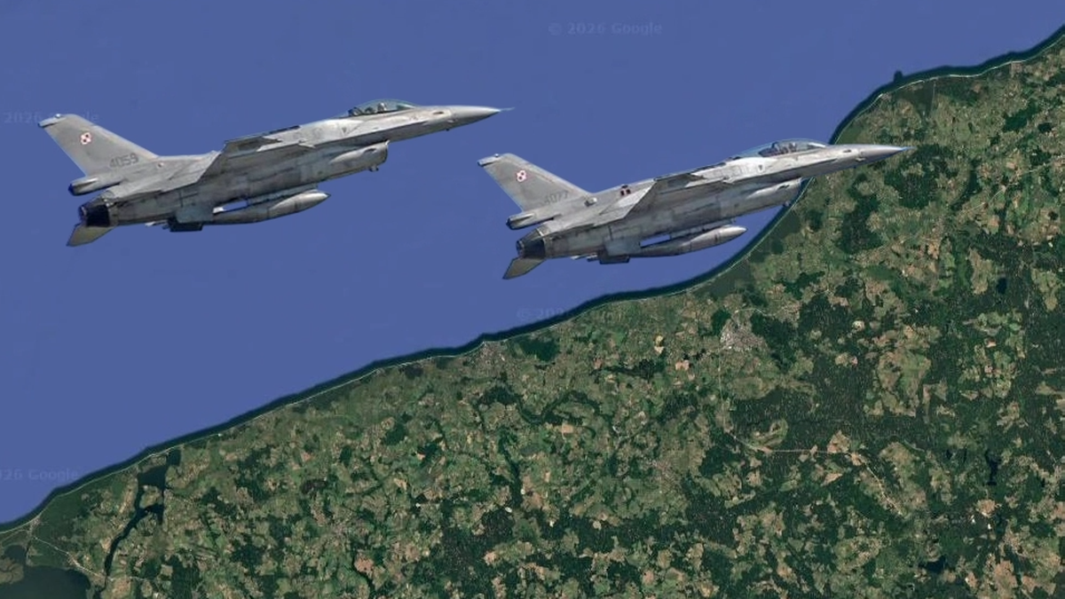 Rosyjski samolot 40 km od Kołobrzegu. Poderwano F-16