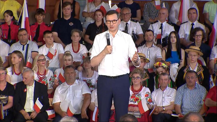 Premier Morawiecki: Jesteśmy partią, która dba o ojczyznę, rodzinę, patriotyzm i o tradycję