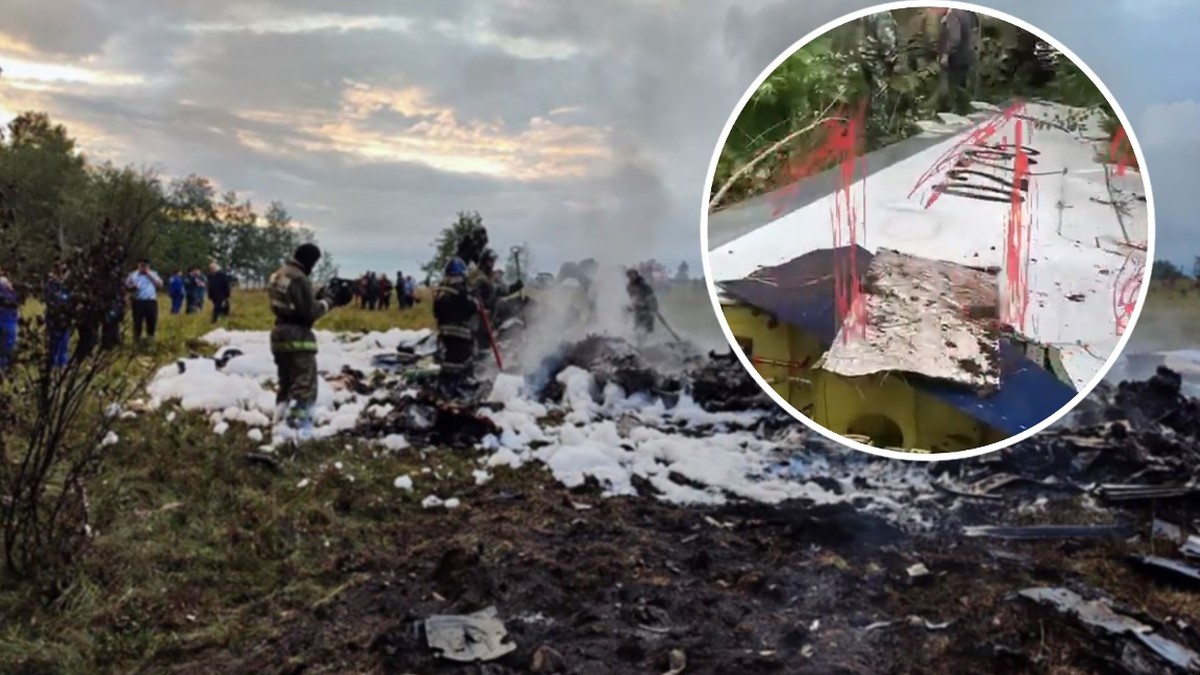 Katastrofa lotnicza w Rosji. Odnaleziono skrzydło i podwozie samolotu Prigożyna