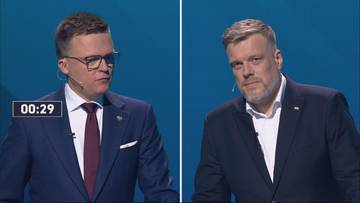 Debata prezydencka 2025. Zandberg do Hołowni: Możesz to ukrócić jednym podpisem [ZAPIS RELACJI]