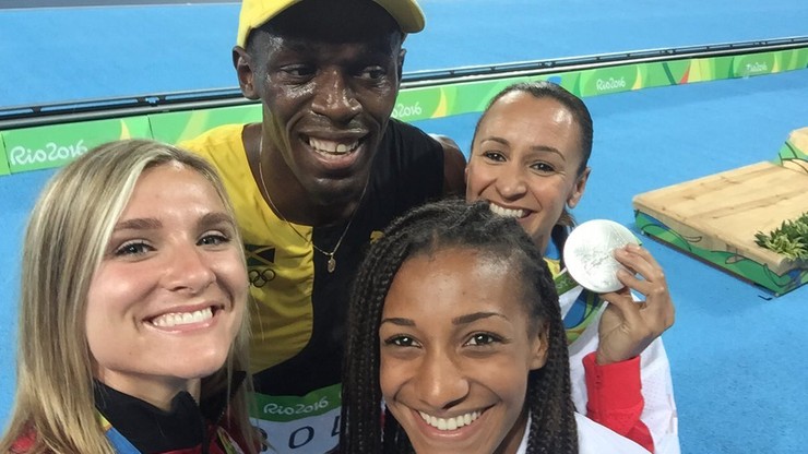 Rio 2016: Siedmioboistki przeskoczyły płot, by... zrobić sobie selfie z Boltem