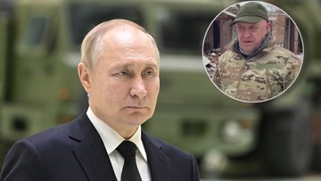 Rosja: Władimir Putin odwraca się od Prigożyna. ISW: Gwiazda gaśnie