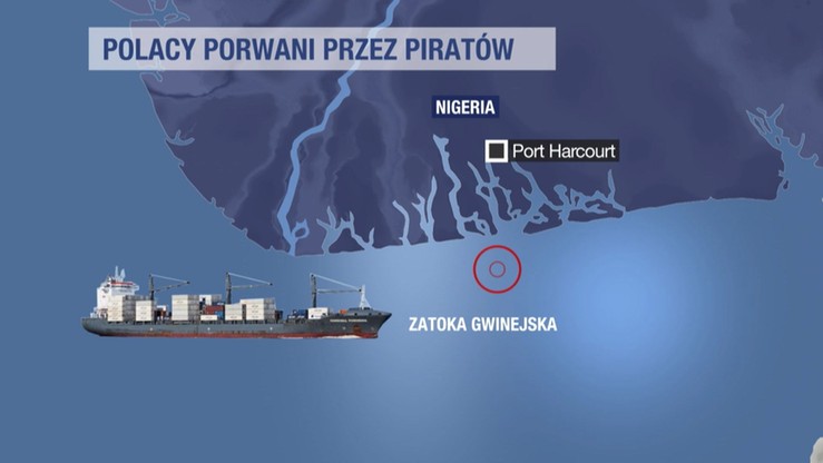 MSZ: porwani u wybrzeży Nigerii Polacy zostali uwolnieni