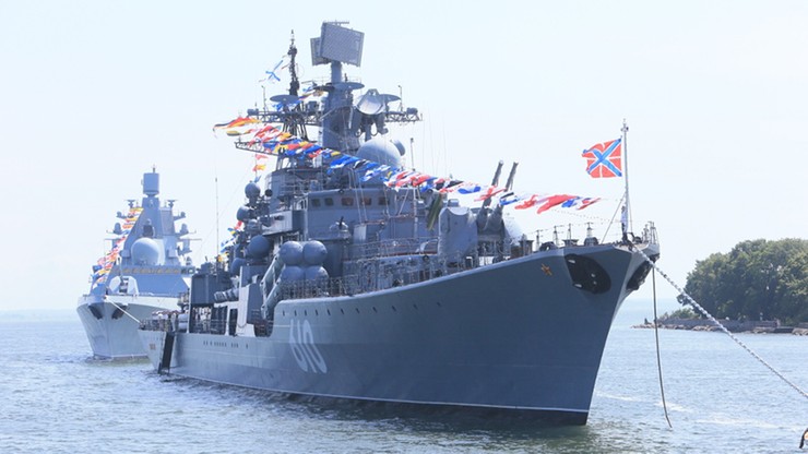 Ćwiczenia rosyjskiej Floty Bałtyckiej w rejonie obwodu kaliningradzkiego