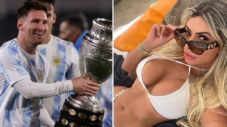 Leo Messi i Janaina Prazeres