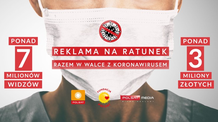Dzięki widzom Polsatu do szpitali trafią 3 mln zł. Pieniądze pomogą w walce z koronawirusem