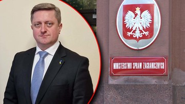 Ambasador Ukrainy wezwany do MSZ. Reakcja na wypowiedź prezydenta Zełenskiego