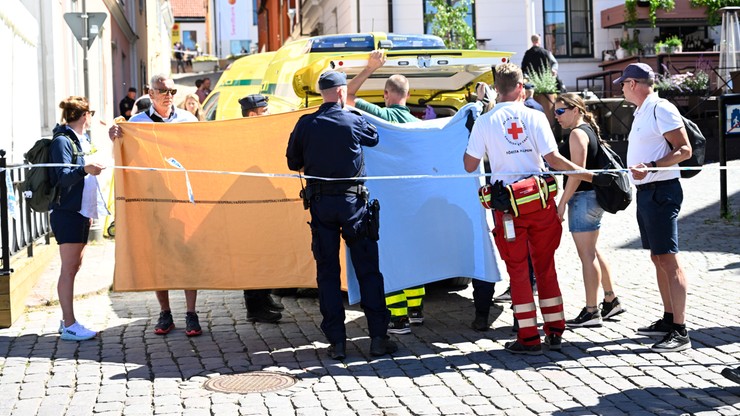 Atak nożownika podczas festynu z udziałem polityków w Szwecji