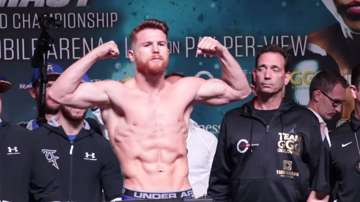 Awantura na ważeniu w Las Vegas! Canelo starł się z Jacobsem (WIDEO)