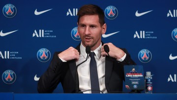 Messi zaprezentowany w PSG! Szaleństwo w Paryżu (WIDEO)