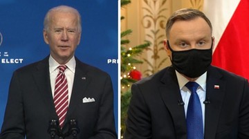 Joe Biden napisał do Andrzeja Dudy. "Cieszę się z przyszłej współpracy"