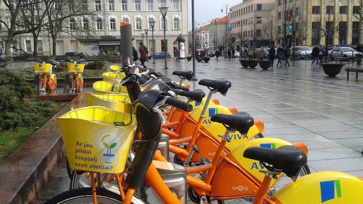 Wypożyczalnie rowerów miejskich ruszyły już w Wilnie na Litwie