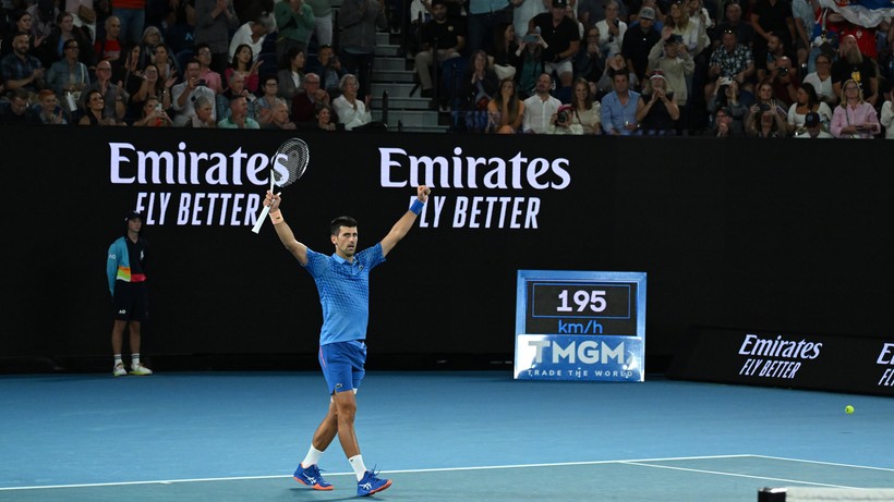 Novak Djoković po raz piętnasty w karierze dotarł do 1/8 finału Australian Open