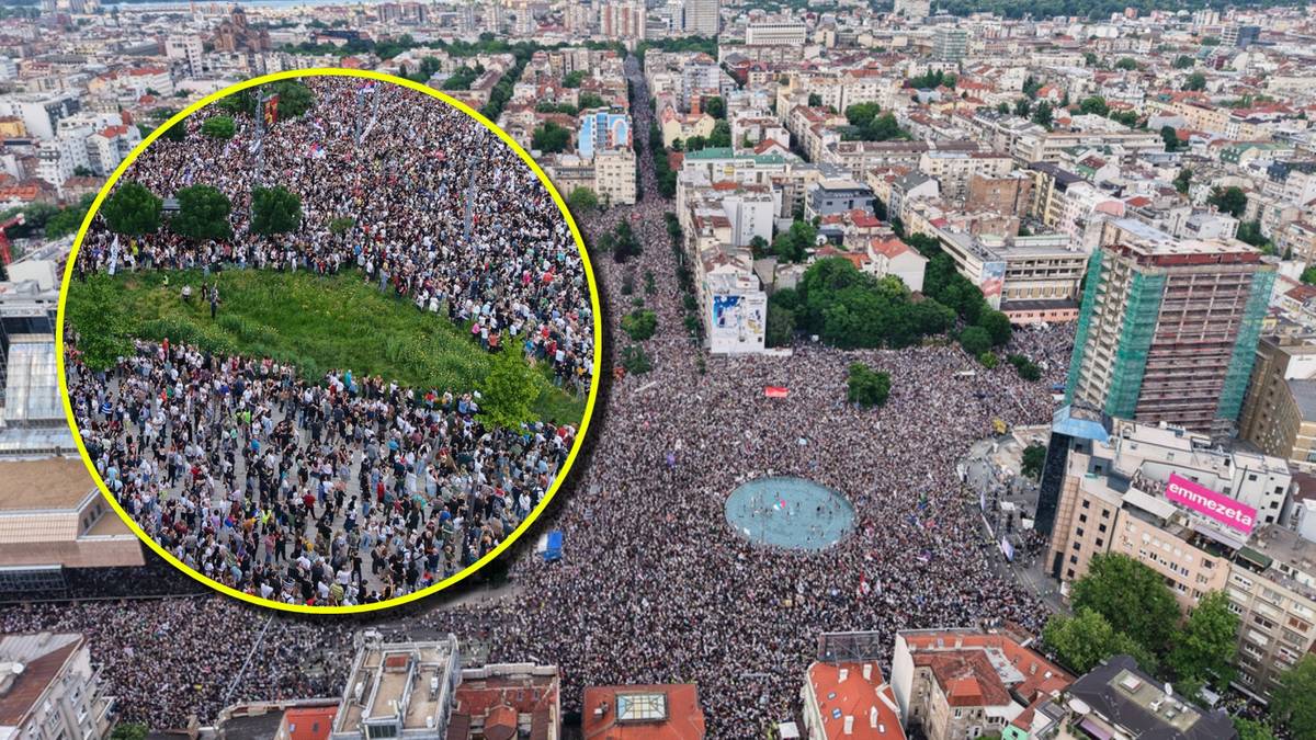 Ogromna manifestacja w Serbii. Tłumy wyszły na ulice, żądają zmiany władzy