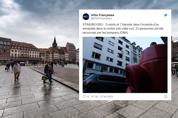 Pożar w Strasburgu. Zginęło pięć osób