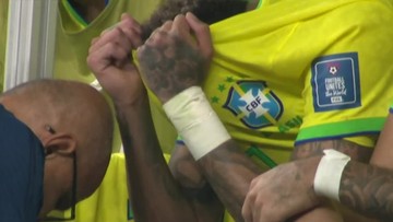 MŚ 2022: Łzy Neymara w trakcie meczu Brazylii. Wymowne obrazki