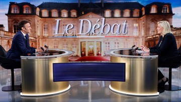 Debata Macron - Le Pen. Pojawił się "polski wątek"