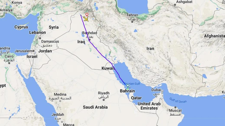 Samolot linii Gulf Air został awaryjnie zawrócony na lotnisko w Iraku