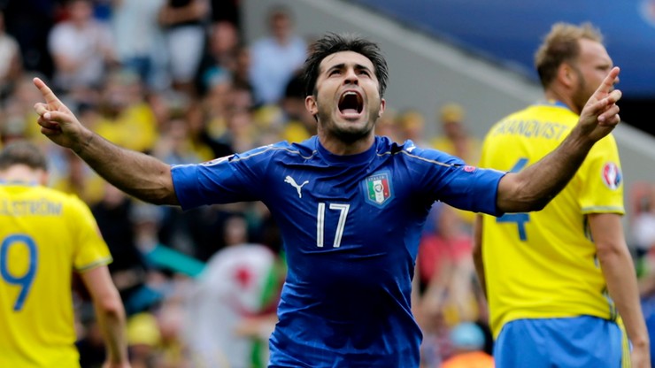 Włochy - Szwecja: Eder skarcił Szwedów! Solowy gol napastnika (WIDEO)