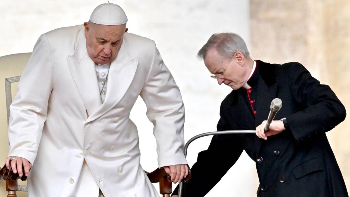 Pope Francis fell ill while attending.  “I haven't recovered yet.”