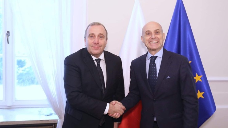 Szef PO spotkał się z ambasadorem Włoch w Polsce