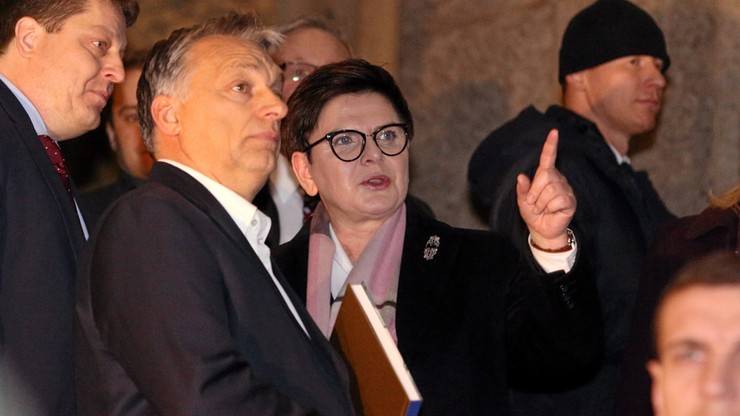 Premier Szydło spotkała się w Krakowie z premierem Orbanem