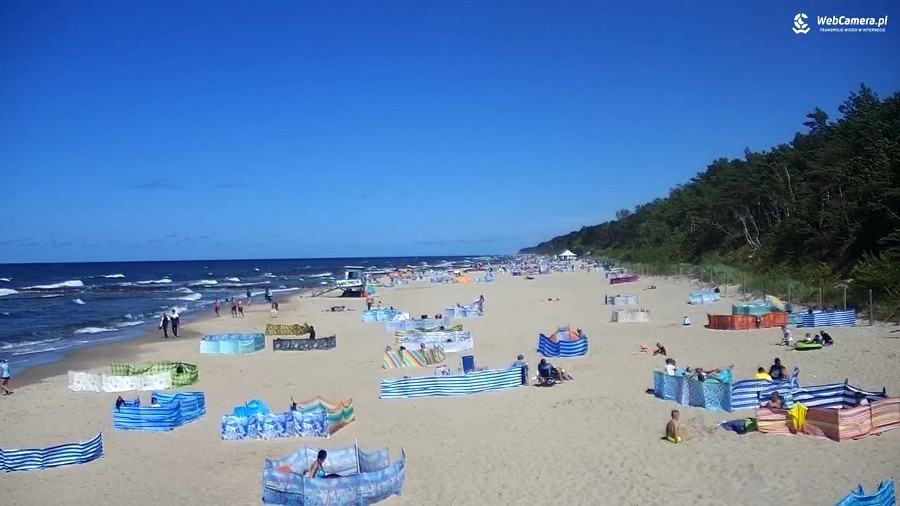 Plaża w Pobierowie. Fot. WebCamera.pl