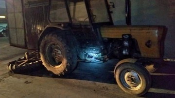 Pijany Mołdawianin ukradł traktor na Opolszczyźnie. Pojechał nim po alkohol