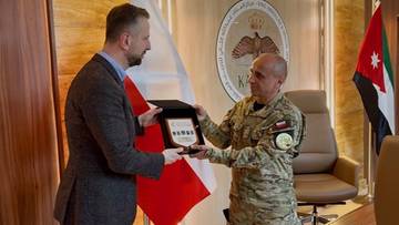 Kosiniak-Kamysz w Jordanii. Spotkał się z polskimi żołnierzami