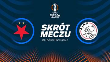 Slavia Praga - Ajax. Skrót meczu