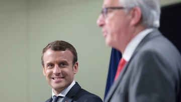 Macron i Juncker o dyrektywie, której sprzeciwia się Polska