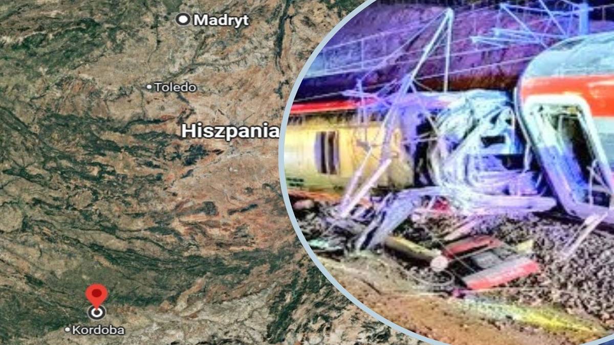 Tragiczny wypadek pociągów w Hiszpanii. Pięć osób nie żyje, są ranni i uwięzieni