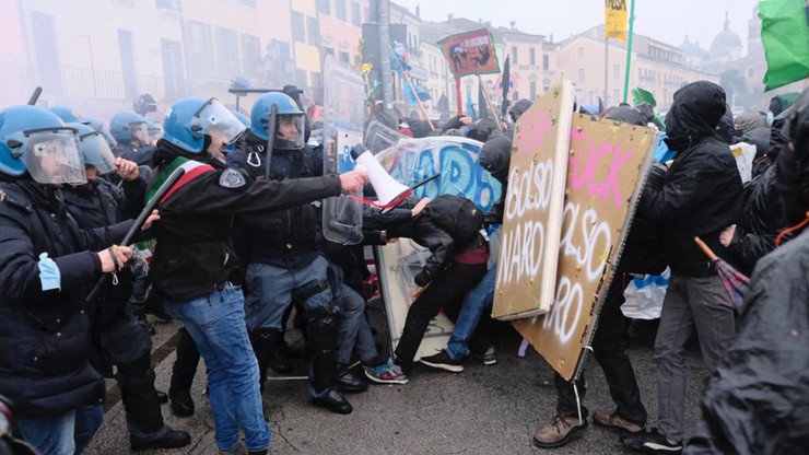 Włochy. Protesty przeciwko obecności prezydenta Brazylii